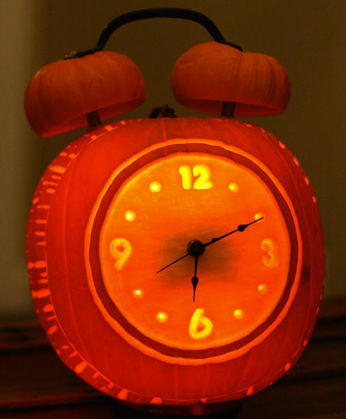 pumpkin clock